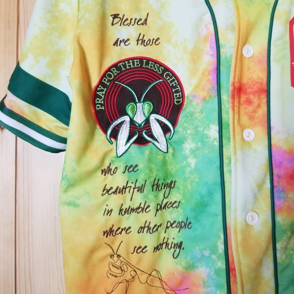 Original Fables Tie Dye Official Heatmakers Button Up Blessing Jersey Shirt - Picture 2 of 13